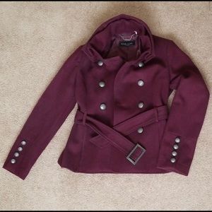 Black rivet coat